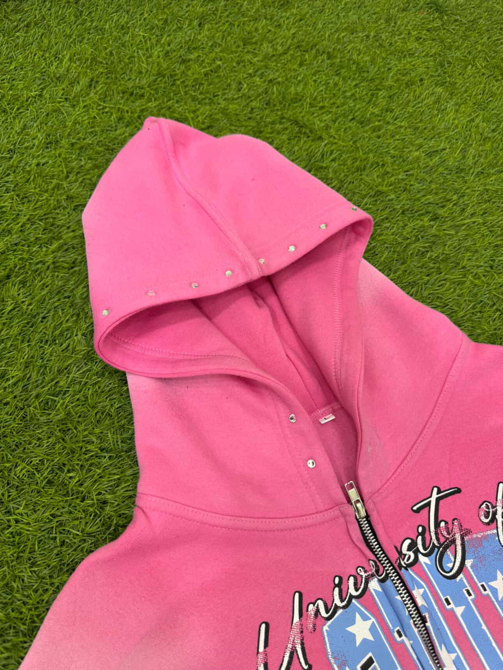 Rebuild zip up (pink)