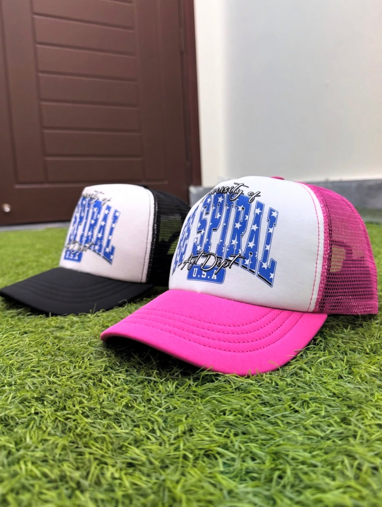 Rebuild Trucker Hat (Pink)